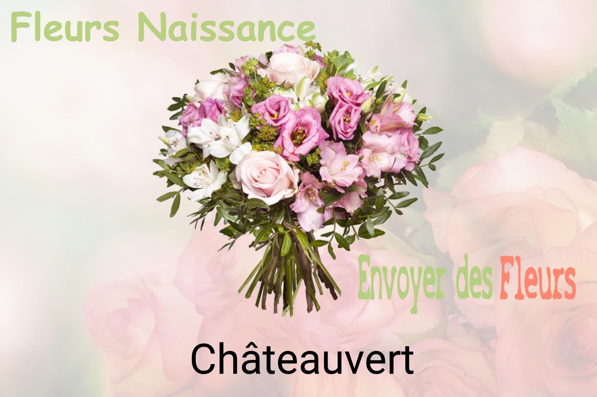 Bouquet de fleurs de naissance livré à Châteauvert
